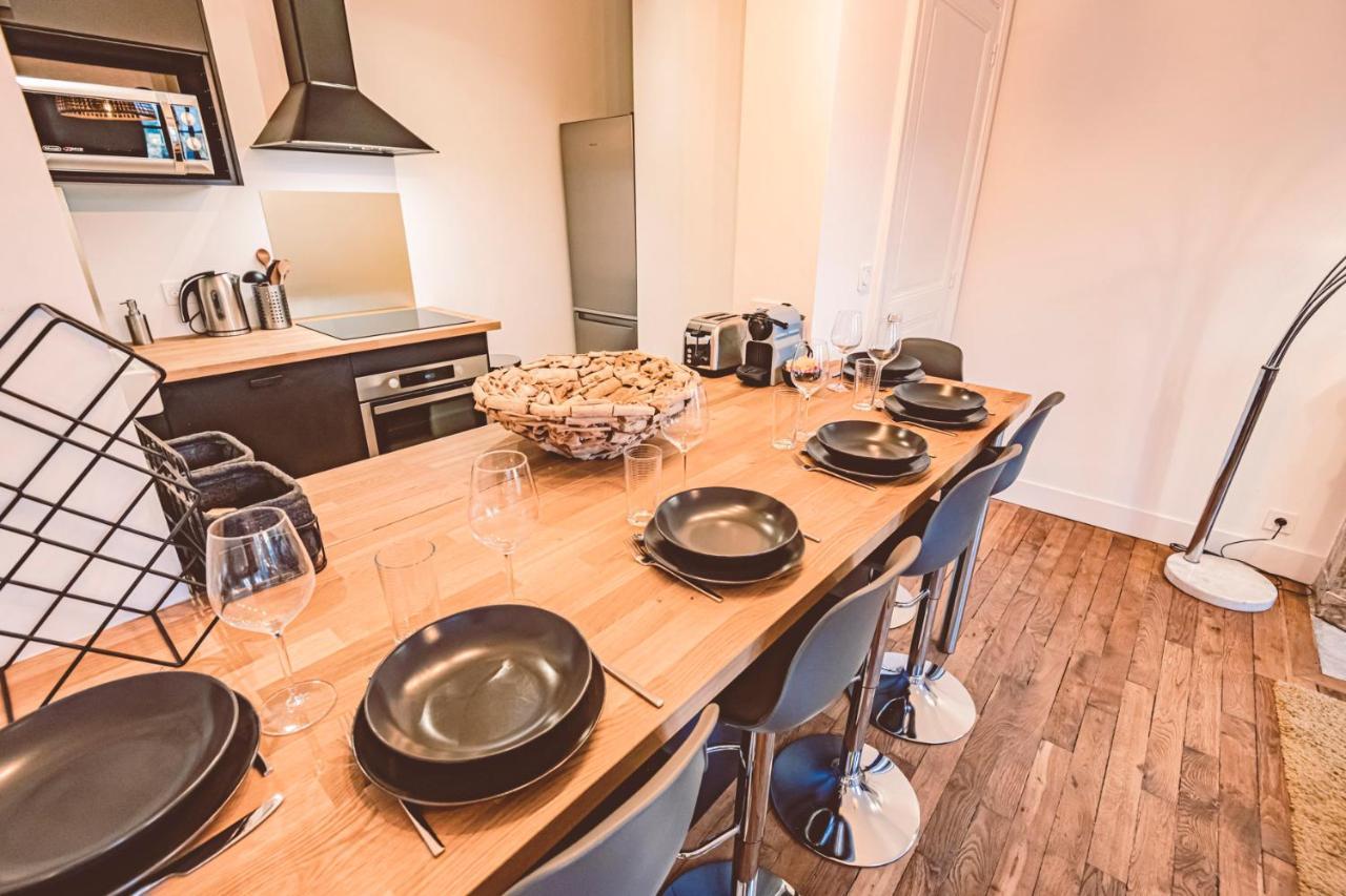 Charme De L'Ancien Pour Cet Appartement Entierement Renove Dans L'Hypercentre De Reims Bagian luar foto