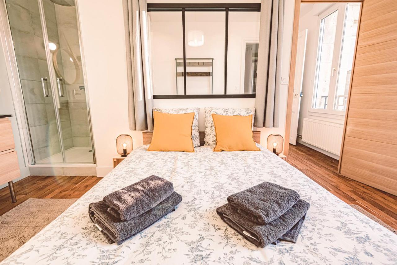 Charme De L'Ancien Pour Cet Appartement Entierement Renove Dans L'Hypercentre De Reims Bagian luar foto